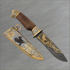 Нож украшенный «Чёрный коршун» Н6